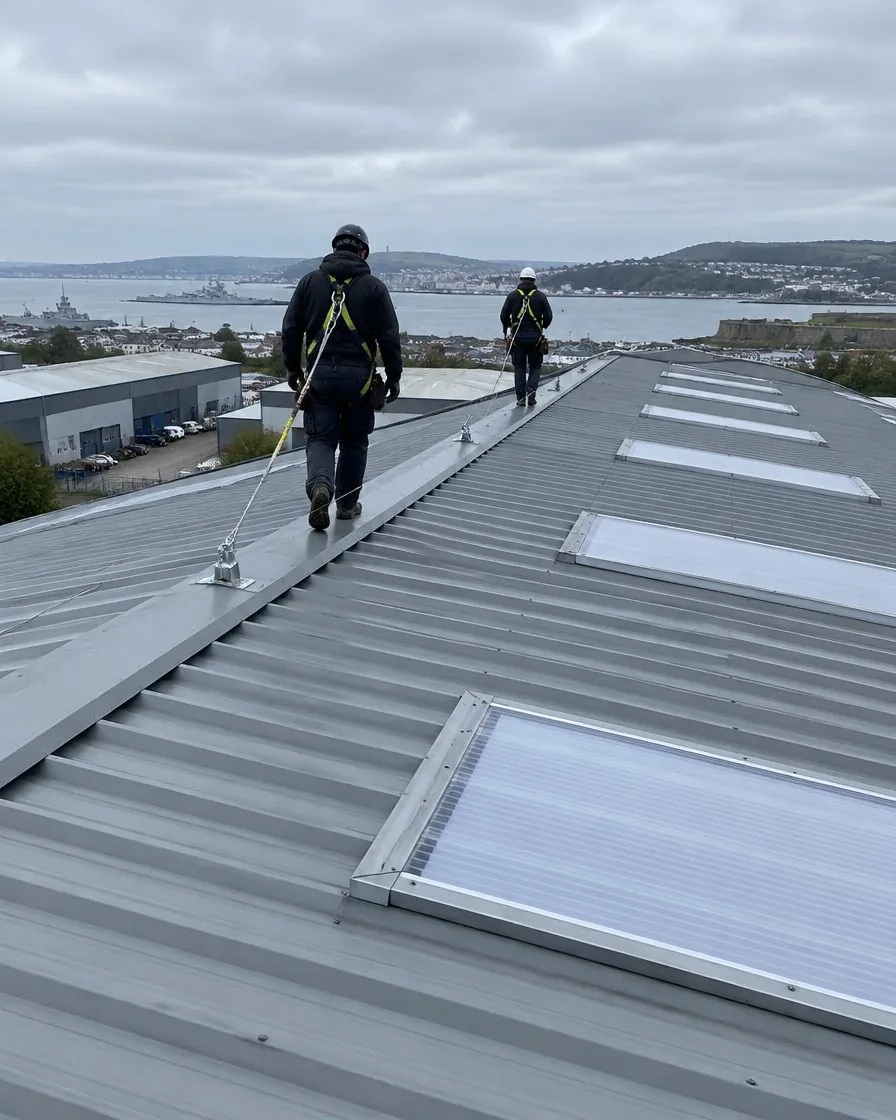 Commercial roofing in Boscastle