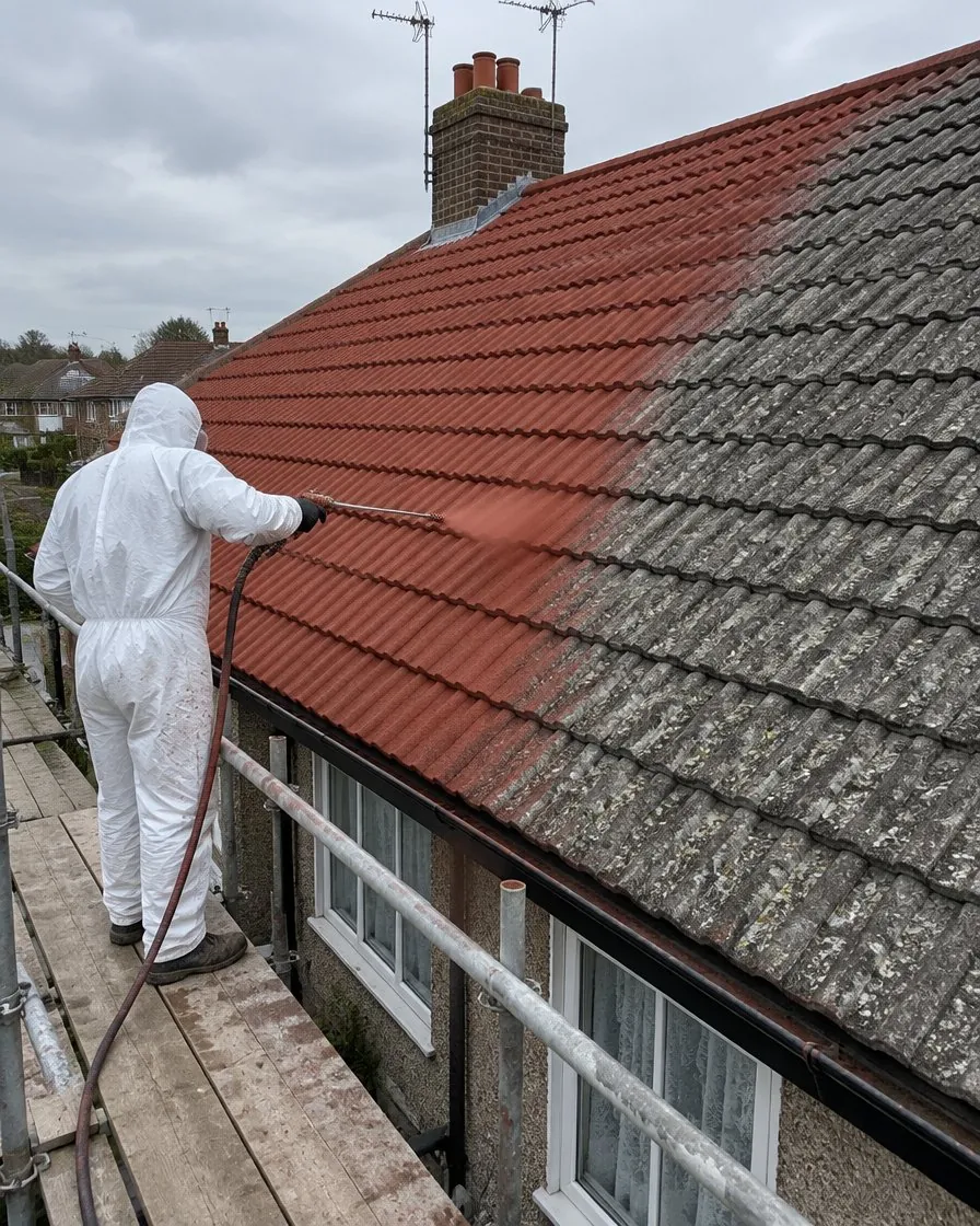 Roof painting and coating in Boscastle